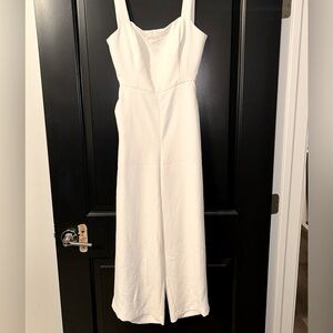 Wilfred Ivory Sleeveless Jumpsuit worn once
